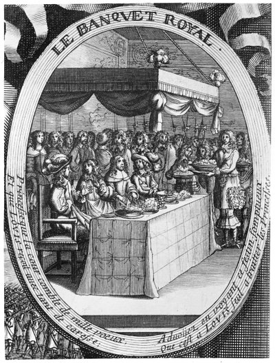 The Royal Banquet by French School